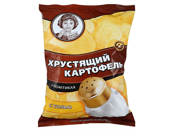 Картофельные чипсы "Девочка" 40 гр. в Ликино-Дулево