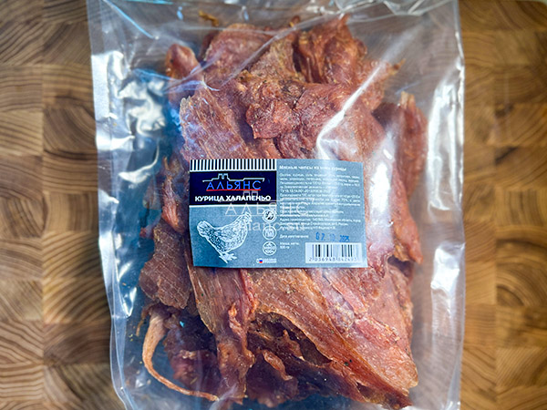 Мясо (АЛЬЯНС) вяленое курица 500гр "С халапеньо" в Ликино-Дулево