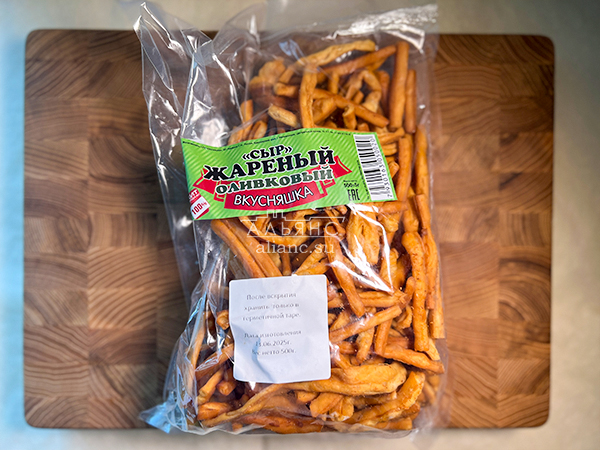 Жареный сыр "ВКУСНЯШКА" (Оливковый) 500гр. в Ликино-Дулево