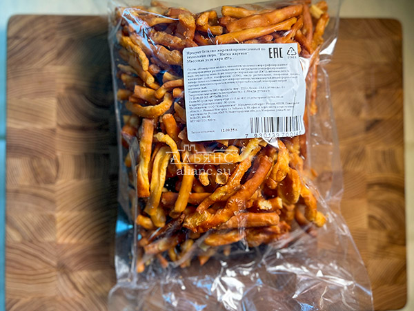 Нитка ЖАРЕНАЯ  Oktobersnack1 кг (сырный продукт) в Ликино-Дулево