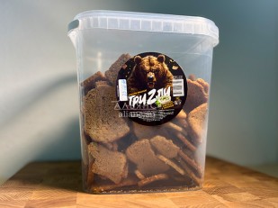 Арахис: Ведро Ржаные гренки со вкусом Сметана зелень (1 кг)