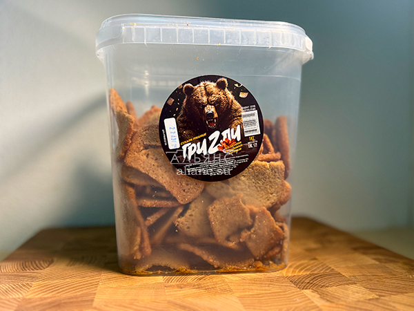 Ведро Ржаные гренки со вкусом Крылышки Барбекю (1 кг) в Ликино-Дулево