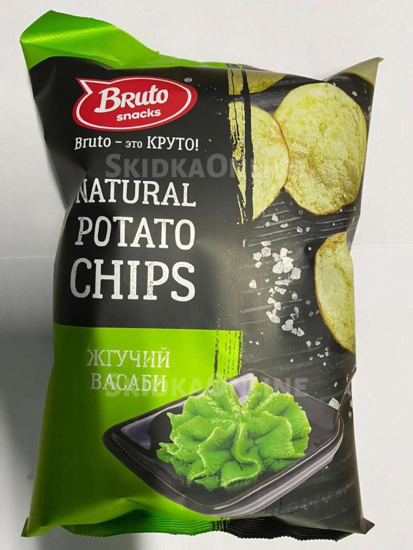 Картофель «Бруто» со вкусом васаби 130 гр. в Ликино-Дулево