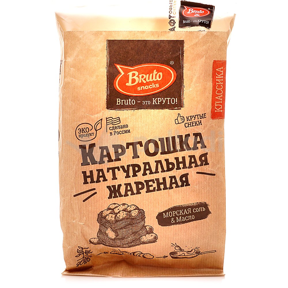 Картофель «Бруто» с солью 70 гр. в Ликино-Дулево