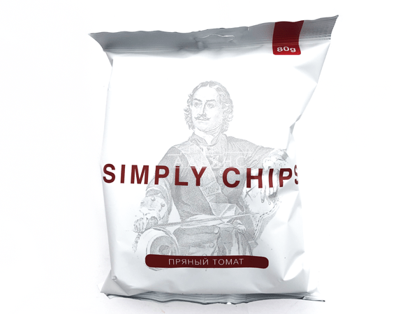Картофельные чипсы "Simple chips" Пряный томат 80 гр. в Ликино-Дулево